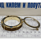 Купить Иллюминатор открывающийся Foresti & Suardi 7B.25.L 300 х 25 мм из полированной латуни 7ft.ru в интернет магазине Семь Футов