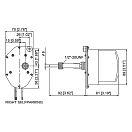 Купить Мотор яхтенного стеклоочистителя TMC 00301/TMC-003-12V-90 12В 90° корпус из белого пластика 7ft.ru в интернет магазине Семь Футов