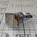 Купить Пружинная защелка запор Flush Lock с прямоугольной кнопкой 36x24мм тип B из нержавеющей стали/латуни, Osculati 38.179.51 7ft.ru в интернет магазине Семь Футов