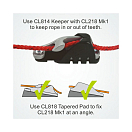 Купить Стопор щелевой Clamcleat CL218MK1 Side Entry 82x18x23 мм левый для канатов 3 - 6 мм, Osculati 56.218.00 7ft.ru в интернет магазине Семь Футов