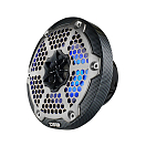 Купить Динамики двухполосные DS18 CF-65M Ø165мм 45Гц—23кГц 100-300Вт 4Ом IP65 светодиодная RGB-подсветка глянцевые из углеродного волокна чёрного цвета 7ft.ru в интернет магазине Семь Футов