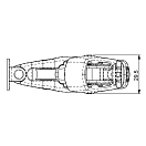 Купить Стопор кулачковый одинарный Spinlock PXR0206/VP для тросов Ø2-6мм до 140кг с вертикальным шарниром 7ft.ru в интернет магазине Семь Футов