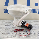 Купить Компактный судовой унитаз с электрической прокачкой SEAFLO SFMTE1-01 12В 490х445х430мм чаша из белой керамики и сиденье из дерева с эмалевым покрытием 7ft.ru в интернет магазине Семь Футов