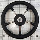Купить Рулевое колесо Ultraflex V52B 40631P Ø320x73мм рукоятка из чёрного полиуретана со спицами из нержавеющей стали 7ft.ru в интернет магазине Семь Футов