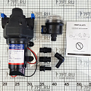 Купить Самовсасывающая автоматическая помпа Europump 12B 6A 11л/мин с 3 клапанами, Osculati 16.510.12 7ft.ru в интернет магазине Семь Футов