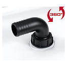 Купить Мягкий водяной бак Liquid 1070x940cм 55л Ø16/38мм G1"1/2 треугольный из ПВХ, Osculati 52.198.05 7ft.ru в интернет магазине Семь Футов