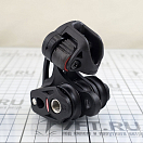 Купить Блок трёхшкивный Ronstan Orbit Blocks™ серия 30 RF35332 шкив Ø30мм 550/1100кг для троса Ø8мм ультралегкий из черного нейлона с петлей и стопором 7ft.ru в интернет магазине Семь Футов