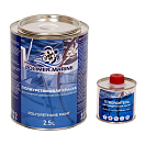 Купить Краска полиуретановая двухкомпонентная Polimer Marine 2.5КПМсн 2,125кг+0,375кг матовая синяя 7ft.ru в интернет магазине Семь Футов