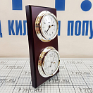 Купить Метеостанция судовая Termometros ANVI 30.2645 барометр/часы 260x130x35мм из дерева и хромированной латуни 7ft.ru в интернет магазине Семь Футов