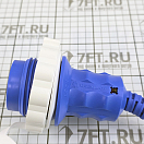 Купить Кабель берегового питания 3x2,5мм2 с розеткой 16А и встроенным светодиодным индикатором 15м синий, Osculati 14.334.55 7ft.ru в интернет магазине Семь Футов