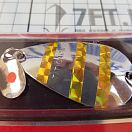 Купить Колеблющаяся блесна-ложка Kinetic Titicaca Clapper IS05014 58мм зимняя цвет Silver/Yellow 7ft.ru в интернет магазине Семь Футов