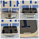 Купить Мойка квадратная со смесителем Libhof SNG 4244 Tap+ 420х440х145мм со стеклянной крышкой для автодомов и яхт 7ft.ru в интернет магазине Семь Футов