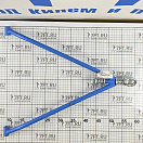 Купить Сани-волокуши Poseidon SV1470 1710x750/500x560мм с отбойником и демпфером из чёрного усиленного термопластика 7ft.ru в интернет магазине Семь Футов