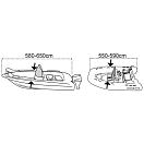 Купить Чехол водонепроницаемый для моторной и резиновой лодки TREM Covy Lux O4229650 XL 5,8 - 6,5 м и 5,5 - 5,9 м серый в сумке 7ft.ru в интернет магазине Семь Футов