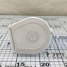 Купить Горловина заливная Nuova Rade 196275 80x93x72мм под шланг Ø38мм для воды с откидной крышкой 84x98мм из белого пластика 7ft.ru в интернет магазине Семь Футов