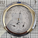 Купить Станция погоды Termometros ANVI 32.0470 Ø150/120мм 45мм барометр/термометр/гигрометр из полированной хромированной латуни 7ft.ru в интернет магазине Семь Футов