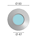 Купить Светильник светодиодный Foresti & Suardi Sextans I 5060.SMD.C.3200 Led 10 - 30 В 2,5 Вт с диммером белый свет 7ft.ru в интернет магазине Семь Футов