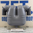 Купить Сепаратор выхлопных газов Vetus LGS7550 12л 540x170x420мм 360° шланговые соединения Ø75мм сливное соединение Ø50мм 7ft.ru в интернет магазине Семь Футов