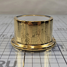 Купить Гигрометр судовой Autonautic instrumental Minor H72D 72x39мм из позолоченной латуни 7ft.ru в интернет магазине Семь Футов