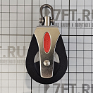 Купить Блок одношкивный универсальный Ronstan RF51100 шкив Ø50мм 750/1500кг для троса Ø12мм с вертлюгом и скобой 7ft.ru в интернет магазине Семь Футов