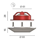 Купить Светильник светодиодный Foresti & Suardi Sextans I 5060.SMD.C.3200 Led 10 - 30 В 2,5 Вт с диммером белый свет 7ft.ru в интернет магазине Семь Футов