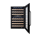 Купить Винный шкаф двухзонный встраиваемый в нишу Libhof Connoisseur CKD-42 Black 594х560х882мм для 42 бутылок черный с синей подсветкой с угольным фильтром 7ft.ru в интернет магазине Семь Футов