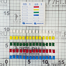 Купить Комплект для маркировки цепи 6мм Chain Rainbow 70 вставок ассорти из разных цветов, Osculati 01.501.06 7ft.ru в интернет магазине Семь Футов