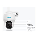 Купить Беспроводная камера видеонаблюдения с режимом ночного видения Reolink Go PT 4G/LTE 90733E обзор 105° 1080p Full HD IP65 7ft.ru в интернет магазине Семь Футов
