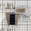 Купить Крыльчатка/импеллер со штифтом CEF 500121GX Ø39,6x19,2мм посадочное Ø12мм 6 лопастей из черного неопрена 4 профиль, Osculati 16.194.02 7ft.ru в интернет магазине Семь Футов
