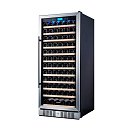 Купить Винный шкаф однозонный с демонстрационной полкой Libhof Sommelier SO-127 Silver 595х680х1397мм на 127 бутылок серебристый встраиваемый/отдельностоящий 7ft.ru в интернет магазине Семь Футов