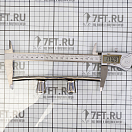 Купить Утка швартовная плоская Meiao 31418 180x32мм под шпильки Ø8мм  из нержавеющей стали AISI316 7ft.ru в интернет магазине Семь Футов