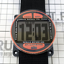 Купить Часы наручные многофункциональные Gill Stealth Timer W016 44x30мм водонепроницаемые черный/оранжевый цвет 7ft.ru в интернет магазине Семь Футов