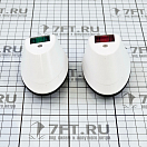 Купить Комплект бортовых огней Easterner C91004-1 красный/зелёный 112,5° 12В 5Вт 90x55мм видимость 1 миля в корпусе из белого пластика для судов до 7м 7ft.ru в интернет магазине Семь Футов