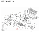Купить Теплообменник Vetus VFP01529 для двигателей VF4.140/VF4.170/VF5.220/VF5.250 7ft.ru в интернет магазине Семь Футов