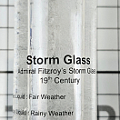 Купить Барометр штормовая бутылка Nauticalia 7034 160мм из стекла на деревянной подставке 7ft.ru в интернет магазине Семь Футов