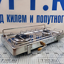 Купить Плита газовая двухконфорочная ENO Xtrem-2 062491010785 511x335x246мм 1.75-2.5кВт из нержавеющей стали AISI304L с подвесом и держателем посуды 7ft.ru в интернет магазине Семь Футов