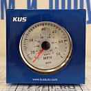 Купить Аналоговый спидометр Пито KUS WS KY18101 55узлов Ø85мм 12/24В IP67 белый/нержавейка 7ft.ru в интернет магазине Семь Футов