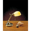 Купить Лампа настольная лакированная Foresti & Suardi Porto Recanati 3102.AM E27 220/240 В 77 Вт янтарное стекло 7ft.ru в интернет магазине Семь Футов