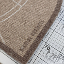 Купить Нескользящий коврик Marine Business Rosewind 41215 700x500мм полукруглый из коричнево-бежевого полиамида и резины 7ft.ru в интернет магазине Семь Футов