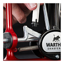 Купить Станок для заточки ножей Warthog Sharpeners 580092 V-Sharp A4 ELITE подставка 200x150мм 4 угла заточки 15°-20°-25°-30° стержни 325 грит корпус из красного окрашенного металла 7ft.ru в интернет магазине Семь Футов