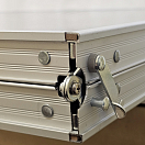 Купить Стол складной Outwell Hamilton 530057 80x150x43/65/70см из алюминия с сетчатой полкой черный 7ft.ru в интернет магазине Семь Футов