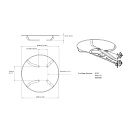 Купить Крепление для радара Scanstrut SC29 Ø608мм для радаров Raymarine Quantum из нержавеющей стали AISI316 серебристый 7ft.ru в интернет магазине Семь Футов