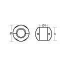 Купить Цинковый анод Tecnoseal Light 00500L Ø50x40мм для гребных валов Ø19мм 7ft.ru в интернет магазине Семь Футов