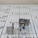 Купить Пружинная защелка запор Flush Lock с прямоугольной кнопкой 36x24мм тип B из нержавеющей стали/латуни, Osculati 38.179.51 7ft.ru в интернет магазине Семь Футов