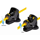 Купить Стопор кулачковый одинарный Spinlock PXR0810/T для тросов Ø8-10мм до 200кг с креплениями через проушины 7ft.ru в интернет магазине Семь Футов