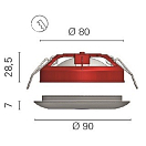 Купить Светильник галогеновый Foresti & Suardi Sextans Big B 5057.FX.C FX Halogen 12/24 В G4 макс. 20 Вт с диммером 7ft.ru в интернет магазине Семь Футов