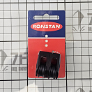 Купить Блок двухшкивный Ronstan Orbit Blocks серия 20 RF25209 Ø20мм 450/900кг для троса Ø6мм ультралёгкий из чёрного нейлона с обушком и крепёжной головкой 7ft.ru в интернет магазине Семь Футов