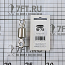 Купить Вертлюг ушко/ушко для закрутки стакселя Ronstan RF78 Ø8,1/19,1мм 1000кг из нержавеющей стали AISI316 7ft.ru в интернет магазине Семь Футов