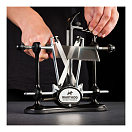 Купить Станок для заточки ножей Warthog Sharpeners 580080 V-Sharp A4 4 угла заточки 15°-20°-25°-30° стержни 325 грит корпус из черного окрашенного металла 7ft.ru в интернет магазине Семь Футов