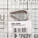 Купить Коуш CIM 2903-0308 51x13x2мм из нержавеющей стали AISI304 для троса Ø8мм 7ft.ru в интернет магазине Семь Футов